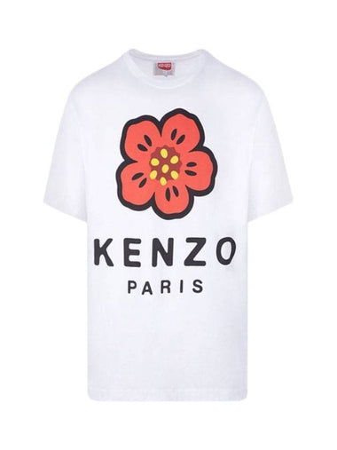 Boke Flower Short Sleeve T-Shirt White - KENZO - BALAAN 1