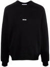 Men's Micro Logo Sweatshirt Black - MSGM - BALAAN 1