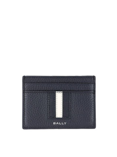 Ribbon Business Leather Card Wallet Midnight - BALLY - BALAAN 2