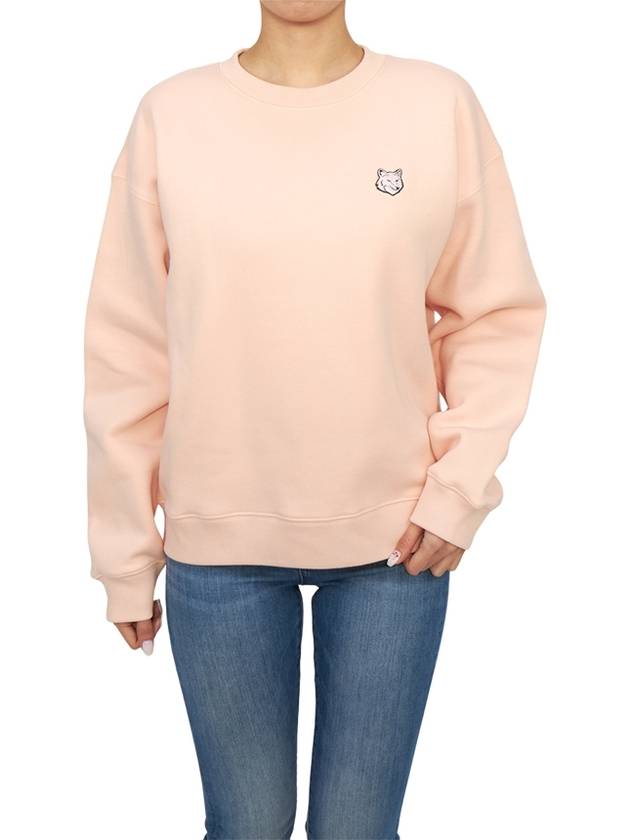 Bold Fox Head Patch Comfort Sweatshirt Pink - MAISON KITSUNE - BALAAN 5