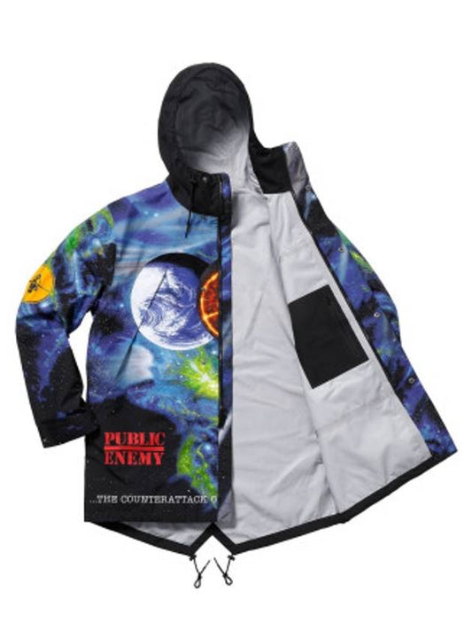 UNDERCOVER PUBLIC ENEMY TAPED SEAM PARKA - SUPREME - BALAAN 2