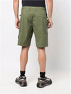 Cargo Bermuda Shorts Olive Green - STONE ISLAND - BALAAN 5