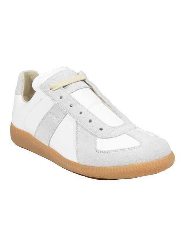 Replica Calfskin Low Top Sneakers White - MAISON MARGIELA - BALAAN 3