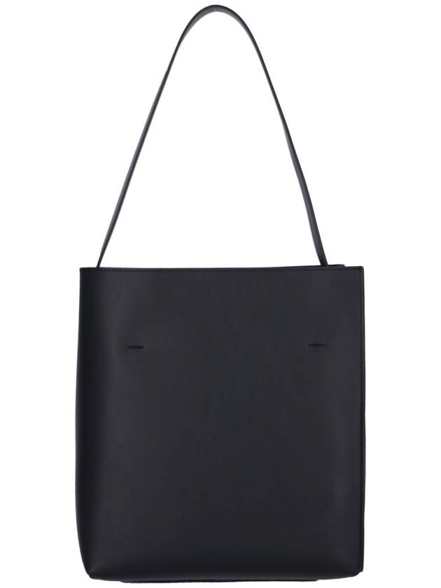 Museo Logo Patch Small Tote Bag Black - MARNI - BALAAN 4