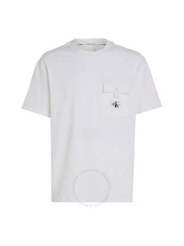 Calvin Klein Texture Pocket Short Sleeve T-Shirt, Size X-Large - CALVIN KLEIN - BALAAN 1