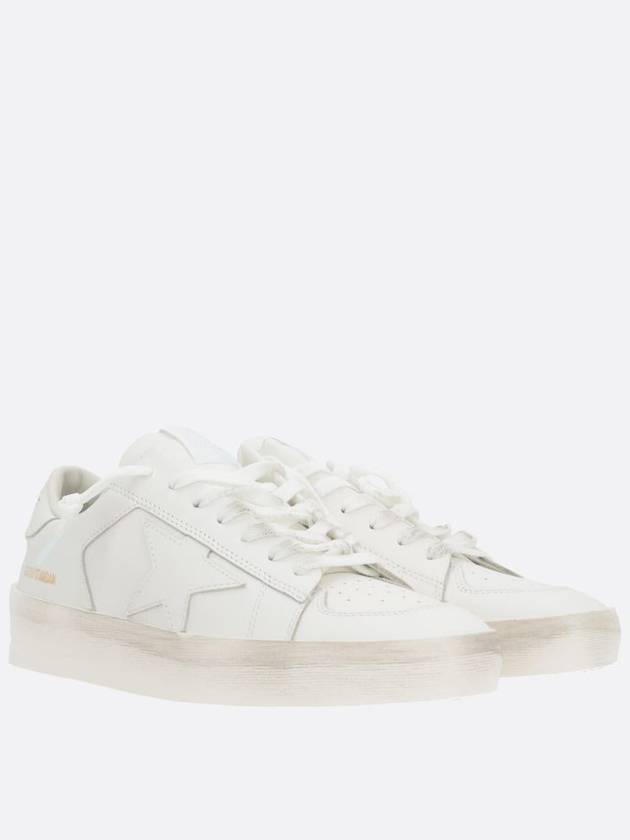 Stardan Leather Low Top Sneakers White - GOLDEN GOOSE - BALAAN 3