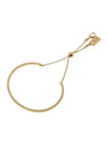 Signature Slider Bangle Bracelet Gold - COACH - BALAAN 9