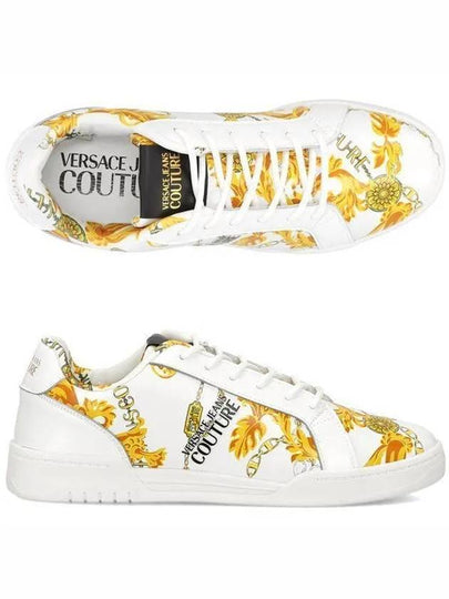 Logo Low-Top Sneakers White - VERSACE - BALAAN 2