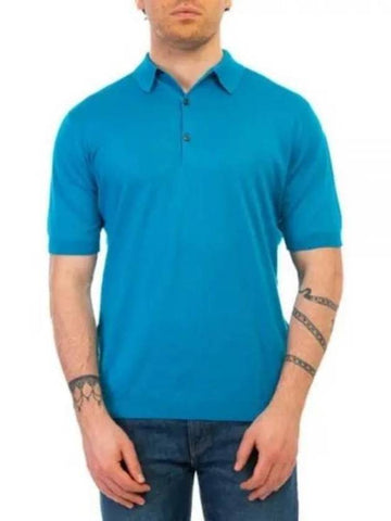 Polo T Shirt ADRIAN SKIPPER BLUE Free - JOHN SMEDLEY - BALAAN 1