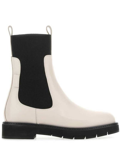 Salvatore Chelsea boots ivory - SALVATORE FERRAGAMO - BALAAN 2