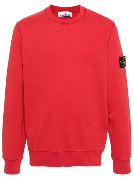 Wappen Patch Garment Dyed Sweatshirt red - STONE ISLAND - BALAAN 2