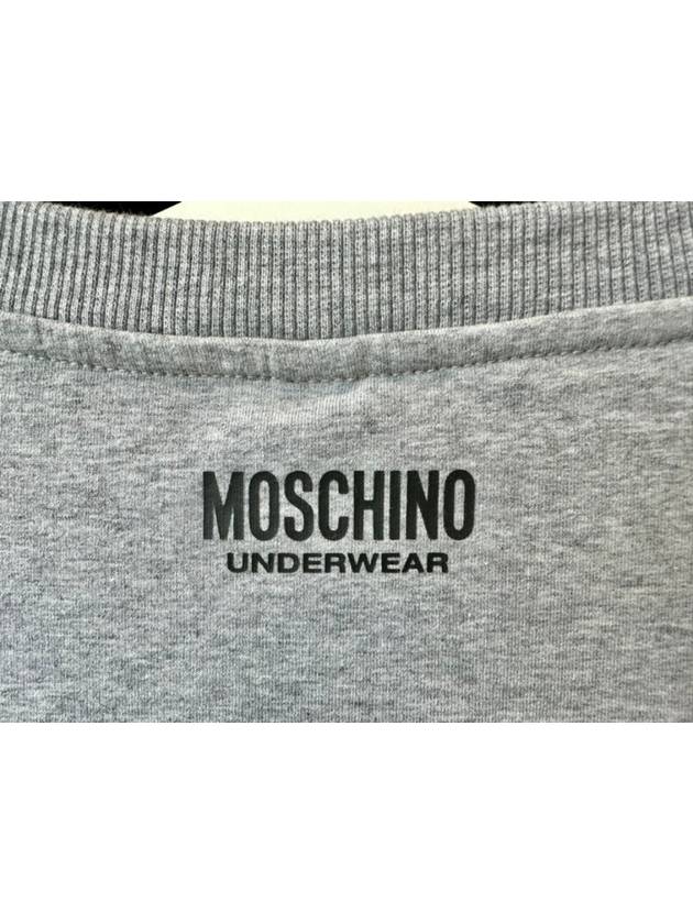 Underwear Sweatshirt 191Z A17049027 Gray WOMENS L - MOSCHINO - BALAAN 5