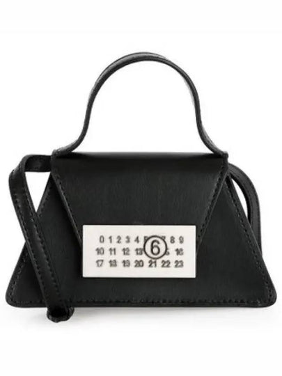 Women's Number Logo Mini Handle Cross Bag Black - MAISON MARGIELA - BALAAN 2