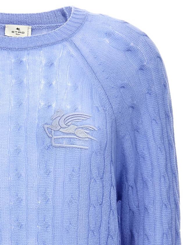 23 fw cashmere sweater WITH PEGASUS embroid 12793 9200 0250 B0230462698 - ETRO - BALAAN 4