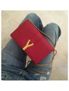 Y Clutch Chain Bag 348117 BJ50J 6525 Red - SAINT LAURENT - BALAAN 7