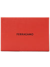 Gancini Leather Card Wallet Blue - SALVATORE FERRAGAMO - BALAAN 8