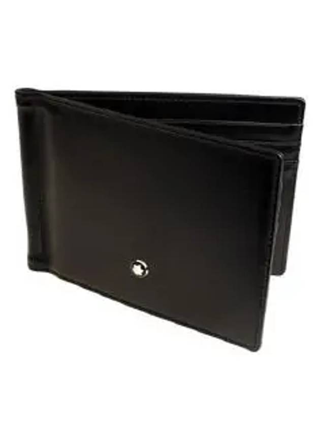 Meisterstück 6CC Money Clip Half Wallet Black - MONTBLANC - BALAAN 4