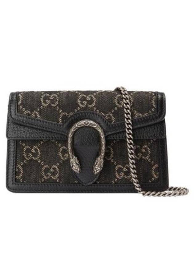 Dionysus GG Small Denim Cross Bag Black - GUCCI - BALAAN 2