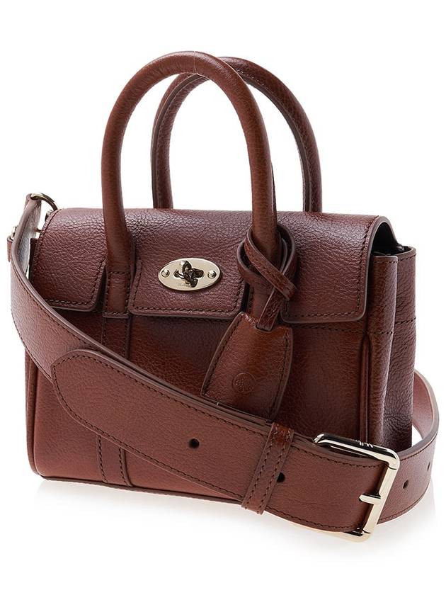 Mini Bayswater Tote Bag Brown - MULBERRY - BALAAN 3