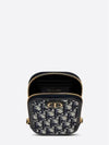 Montaine Phone Holder Small Cross Bag Black - DIOR - BALAAN.