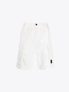 Logo Decorated Cargo Shorts White - CP COMPANY - BALAAN 2