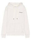 Marcello Embroidered Logo Hoodie Ecru - ISABEL MARANT - BALAAN 2