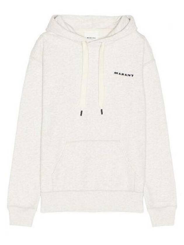 Marcello Embroidered Logo Hoodie Ecru - ISABEL MARANT - BALAAN 2