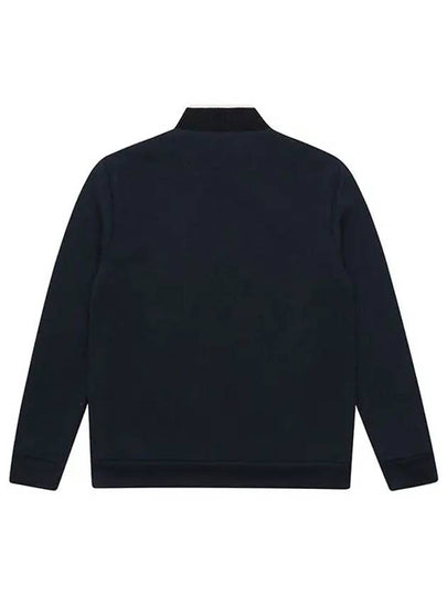 Knit Aeri Windproof Lining Half Zip Up T-Shirt 9113GXSPNAVY - BLACK&WHITE - BALAAN 2