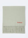 Wool Fringe Muffler Light Green - ACNE STUDIOS - BALAAN 2