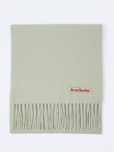 Acne Muffler Scarf Skinny Light Green CA0218 Unisex - ACNE STUDIOS - BALAAN 1