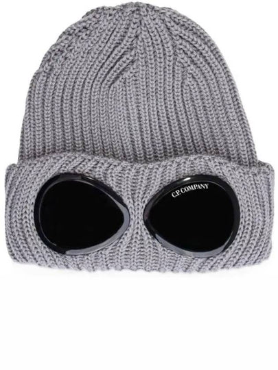 Signature Goggles Wool Beanie Grey - CP COMPANY - BALAAN 2