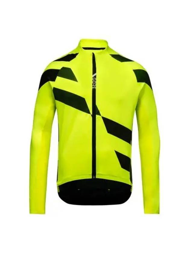 GOREWEAR C5 Thermo Long Sleeve Jersey Neon Yellow Utility Green Men s - GOGORR - BALAAN 1