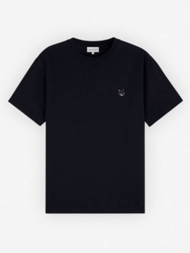 Men s Foxhead Patch Comfort Short Sleeve T Shirt MM00127KJ0118 Black - MAISON KITSUNE - BALAAN 4