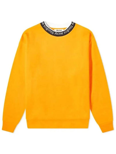 Fulton Neck Logo Sweatshirt Orange - ACNE STUDIOS - BALAAN 2