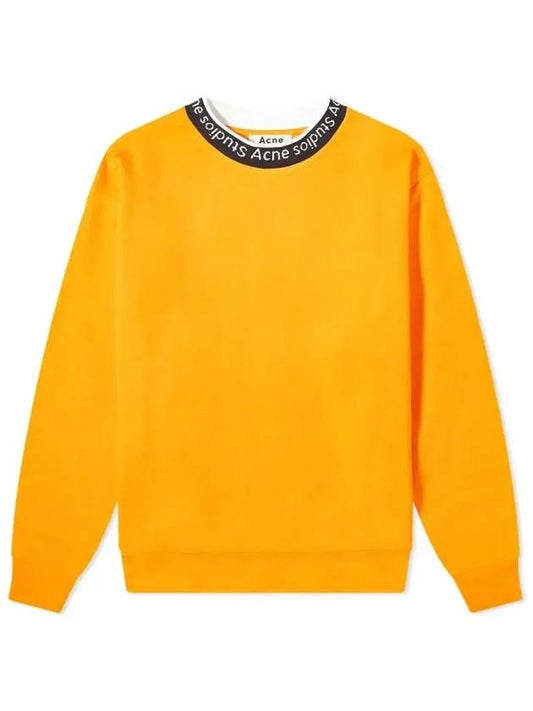 Fulton Neck Logo Sweatshirt Orange - ACNE STUDIOS - BALAAN 2