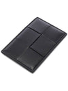 Intrecciato Lambskin Calfskin Card Wallet Black - BOTTEGA VENETA - BALAAN 6