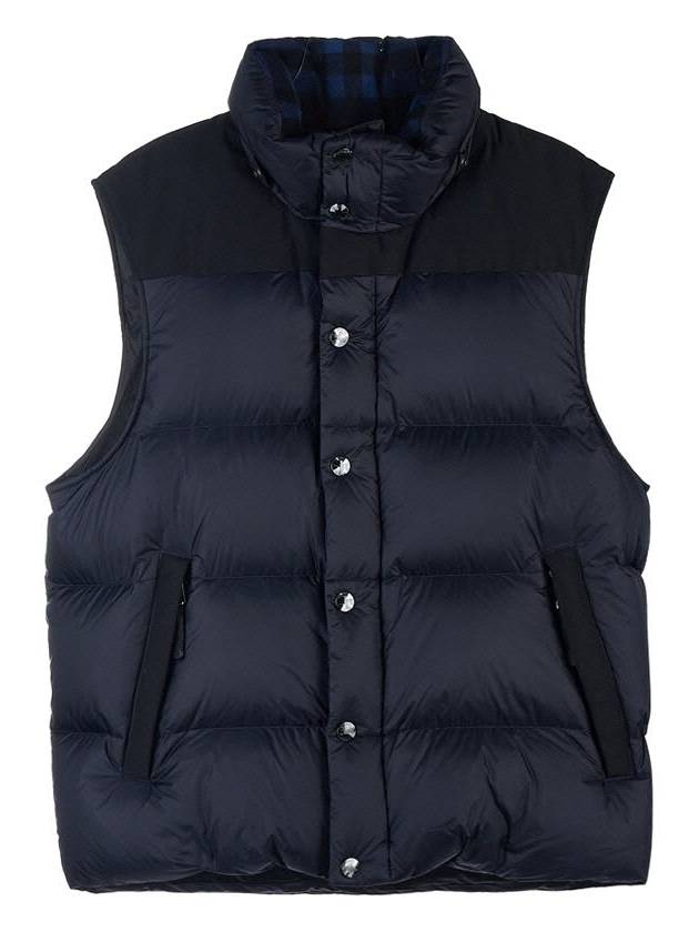 Detachable Sleeve Hooded Padding Navy - BURBERRY - BALAAN 4