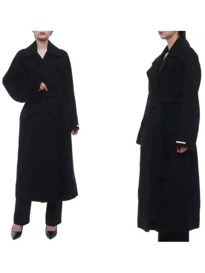 Orense Wool Cashmere Single Coat Black - MAX MARA - BALAAN 2