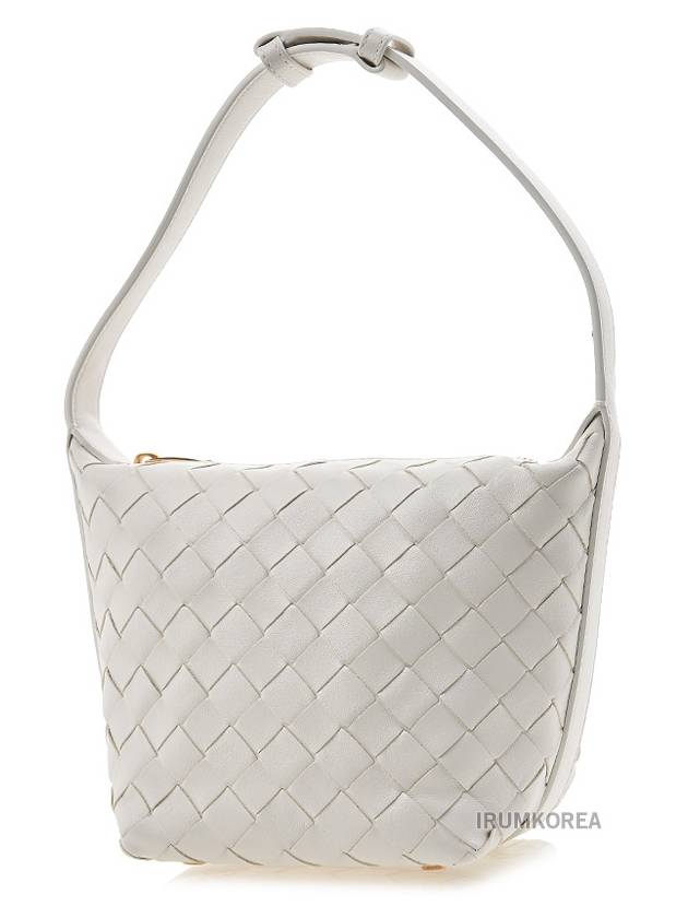 Candy Wallace Intrecciato Tote Bag White - BOTTEGA VENETA - BALAAN 3