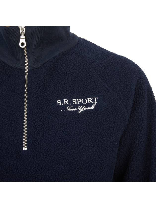 Embroider Logo Sweatshirt Navy - SPORTY & RICH - BALAAN 10