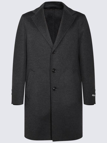 Canali Dark Grey Wool Casual Jacket - CANALI - BALAAN 1