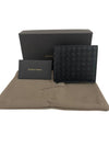 Intrecciato Weaving Half Wallet Black - BOTTEGA VENETA - BALAAN 7