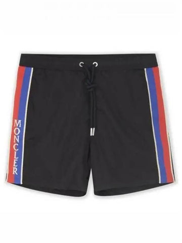 Logo Swim Pants Black Navy Men s 270454 - MONCLER - BALAAN 1