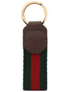 Ophidia Keychain Green And Red Web Stripe - GUCCI - BALAAN 3