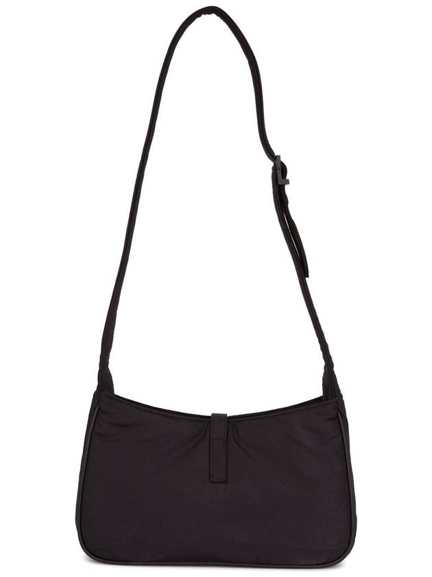 5 A 7 Regenerated Nylon Shoulder Bag Black - SAINT LAURENT - BALAAN 5