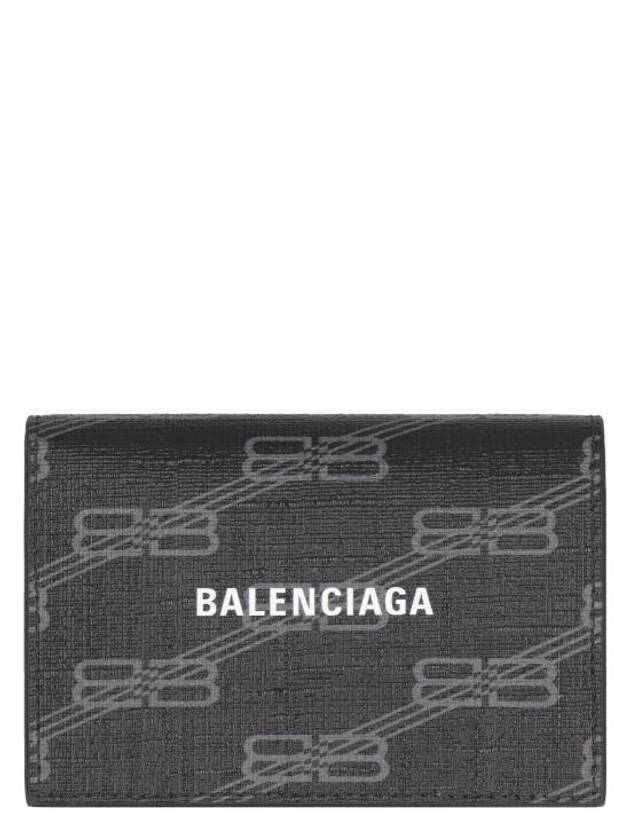 BB Monogram Card Wallet Black - BALENCIAGA - BALAAN 2