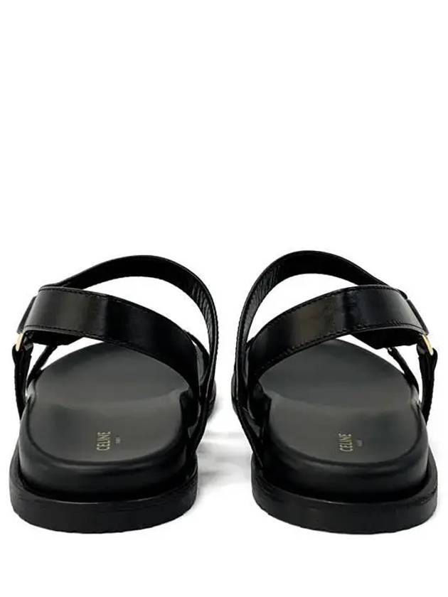 Maud Calfskin Triomphe Sandals Black - CELINE - BALAAN 9