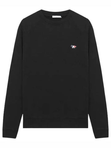 Tricolor Fox Patch Sweatshirt Men - MAISON KITSUNE - BALAAN 1