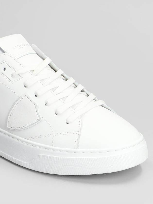 Men's Temple Tennis Black Tab Low Top Sneakers White - PHILIPPE MODEL - BALAAN 6