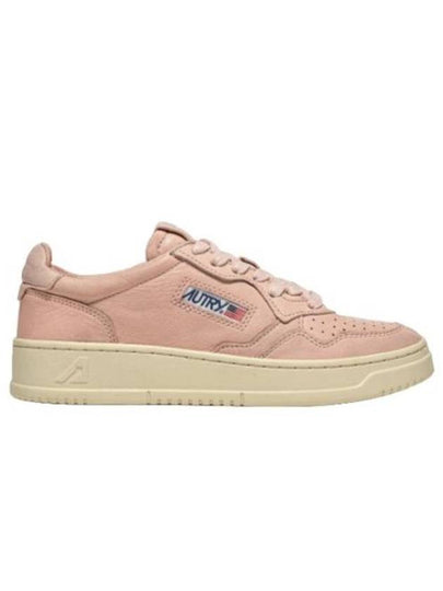 Medalist Leather Low-Top Sneakers Pink - AUTRY - BALAAN 2